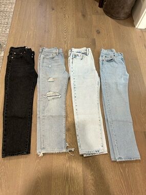 Bundle Levis 501s EUC size 24